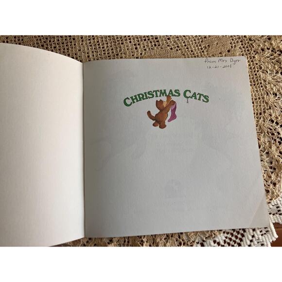 1997 Christmas Cats by Jean Marzollo & Hans Wilhelm | First Scholastic Printing - Picture 2 of 6